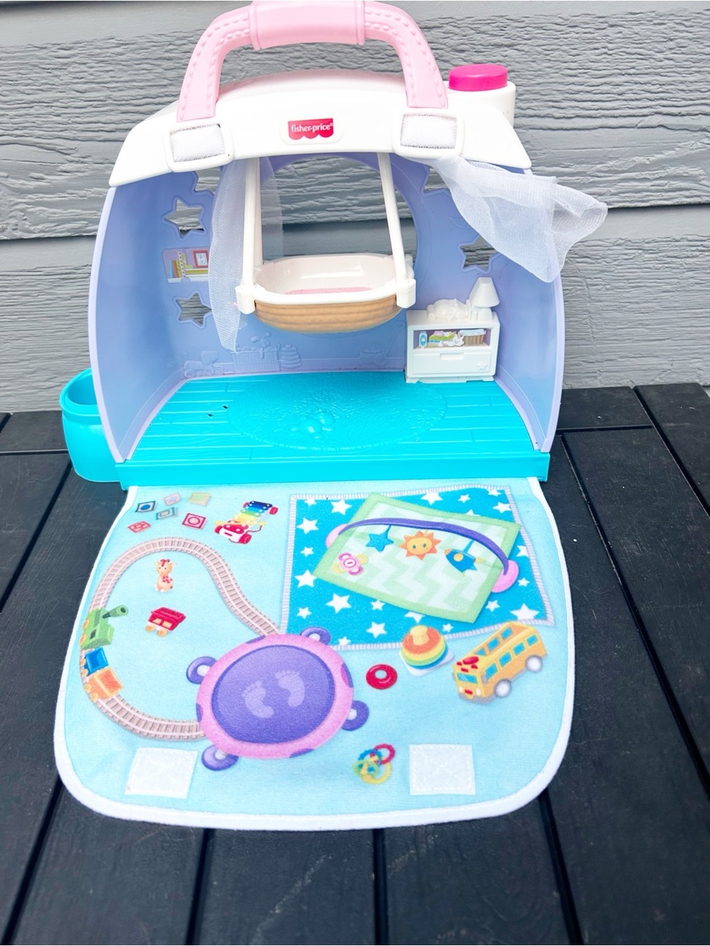 Fisher-Price Little People Cuddle & Play Nursery portable playset